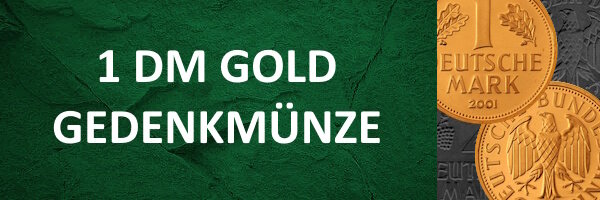 1 DM Gedenkmümzen Gold