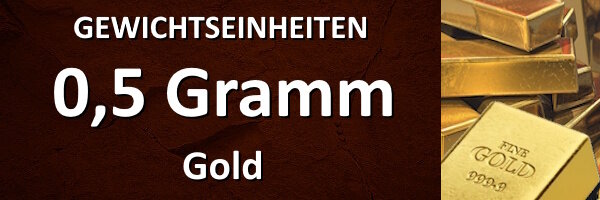 0,1 - 0,5 Gramm