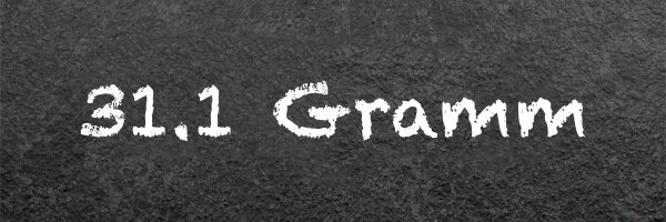 31,1 Gramm