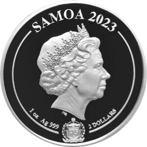 Fiji Dogs Silbermünzen Wappen Fiji