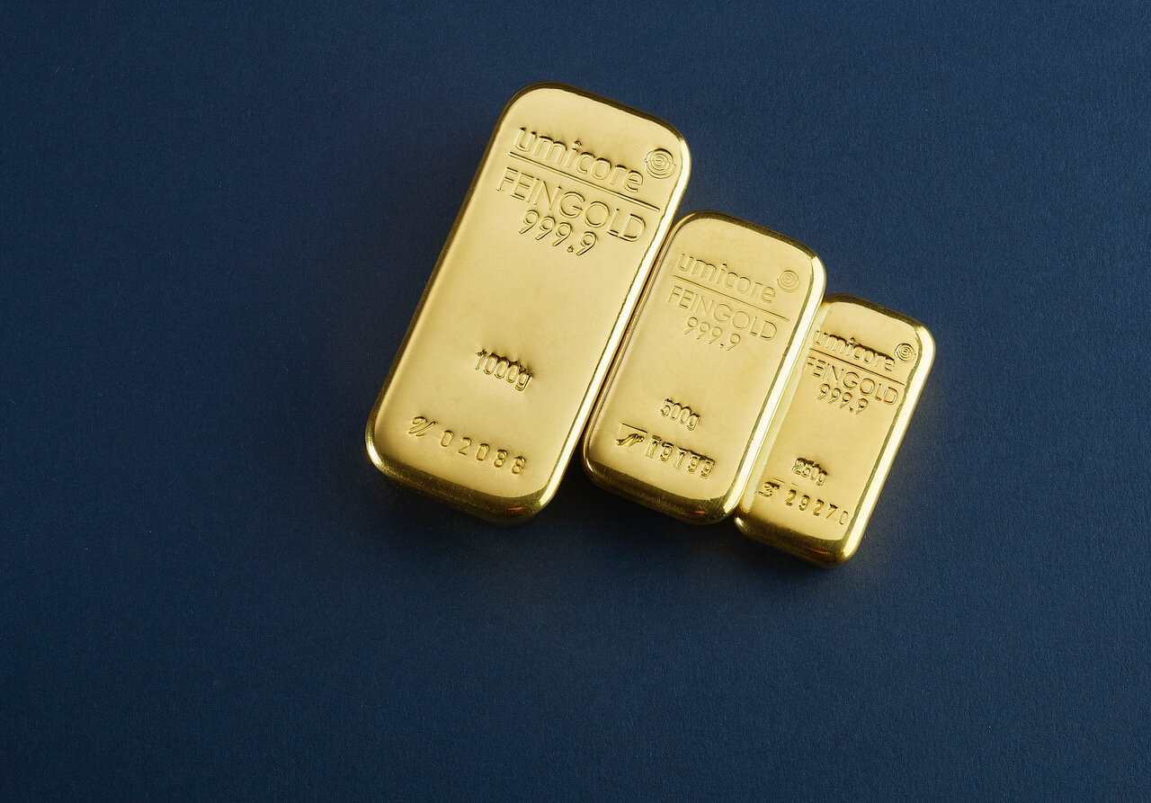 Goldankauf Schwandorf - 3 Goldbarren