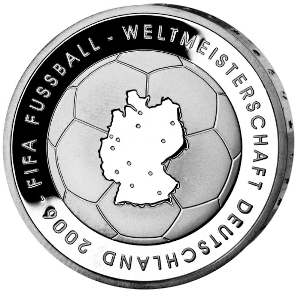 Deutschland 10 Euro 2003 Fußball-WM 2006 G