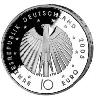 Deutschland 10 Euro 2003 Fußball-WM 2006 G