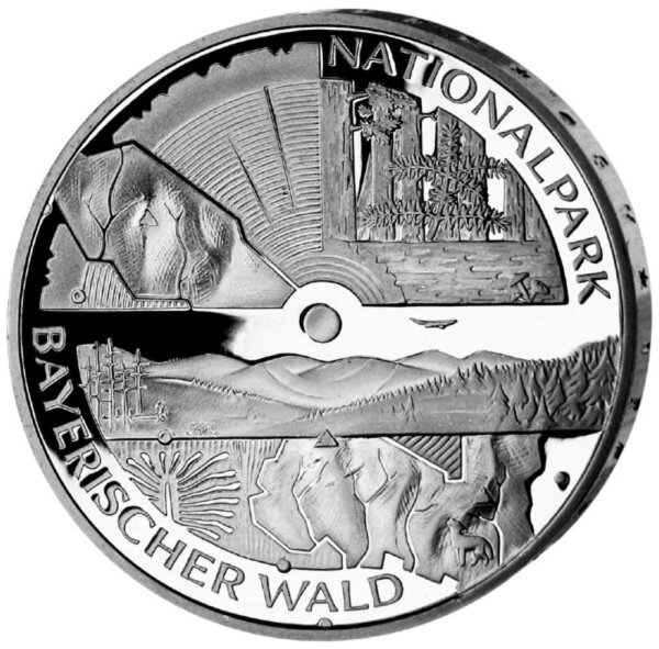 Deutschland 10 Euro 2005 Nationalpark Bayerischer Wald