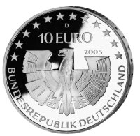 Deutschland 10 Euro 2005 Nationalpark Bayerischer Wald