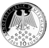 Deutschland 10 Euro 2005 200. Todestag Friedrich v. Schiller