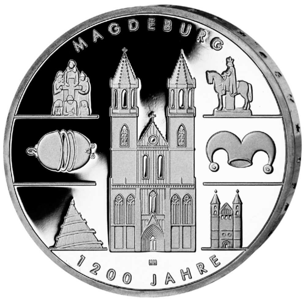 Deutschland 10 Euro 2005 1200 Jahre Magdeburg