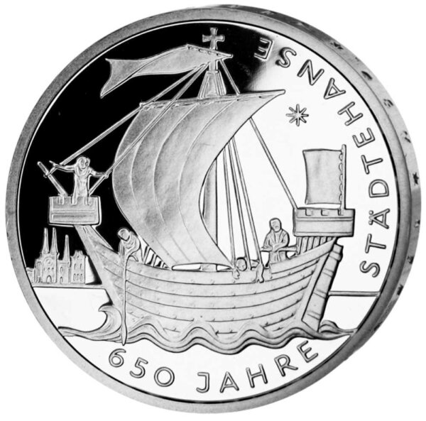 Deutschland 10 Euro 2006 650 Jahre Städtehanse