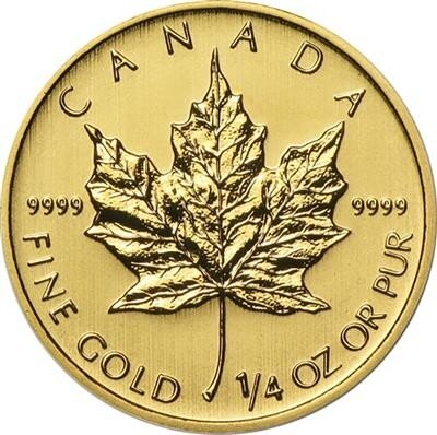 Kanada Maple Leaf div. 1/4 oz Gold