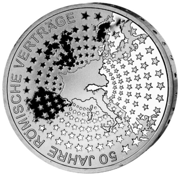 Deutschland 10 Euro 2007 50 Jahre Römische Verträge