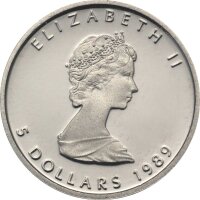 Kanada Maple Leaf div. 1/10 oz Platin