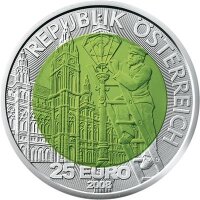 Österreich Niob 2008 “Faszination Licht” 25 Euro
