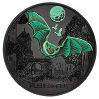 Österreich Tier-Taler 3 Euro 2016 Fledermaus