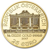 Österreich Wiener Philharmoniker div. 1/4 oz Gold