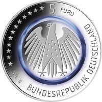 Deutschland 5 Euro 2016 "Planet Erde" J - Polierte Platte