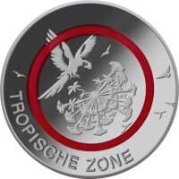 Deutschland 5 Euro 2017 "Tropische Zone" F - Polierte Platte
