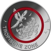 Deutschland 5 Euro 2017 "Tropische Zone" J - Polierte Platte