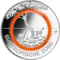 Deutschland 5 Euro 2018 "Subtropische Zone" D