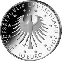 Deutschland 10 Euro 2010 200. Geburtstag von Robert Schumann