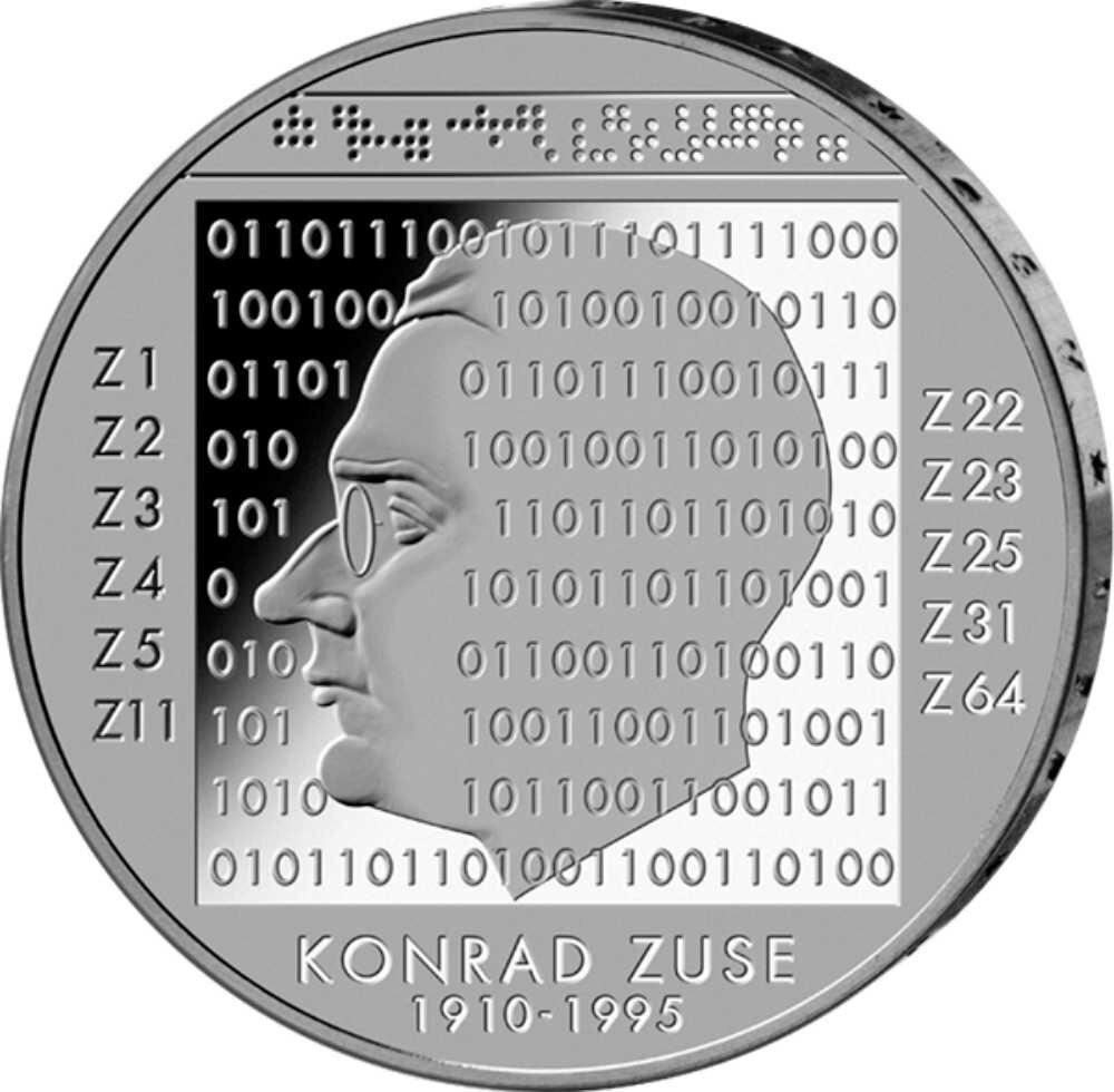 Deutschland 10 Euro 2010 100. Geburtstag von Konrad Zuse