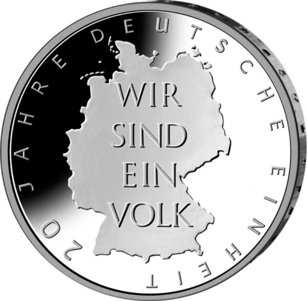 Deutschland 10 Euro 2010 20 Jahre Deutsche Einheit