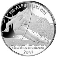 Deutschland 10 Euro 2010 Alpine Ski WM 2011 J