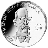 Deutschland 10 Euro 2015 200. Geburtstag von Otto von Bismarck