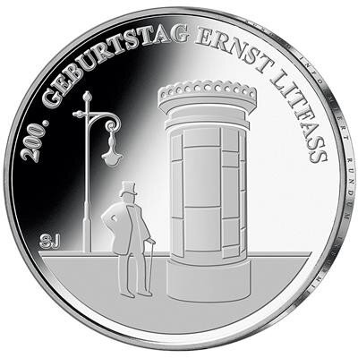 Deutschland 20 Euro 2016 200. Geburtstag von Ernst Litfaß