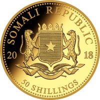 Somalia Elefant 2018 1/2 oz Gold