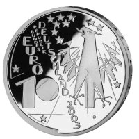 Deutschland 10 Euro 2003 100 J. Deutsches Museum in München - PP