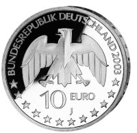 Deutschland 10 Euro 2003 Justus von Liebig - PP