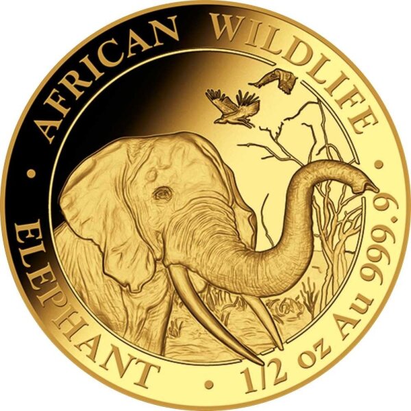 Somalia Elefant 2018 1/4 oz Gold
