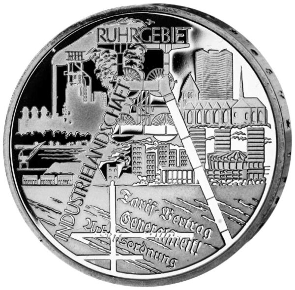 Deutschland 10 Euro 2003 Industrielandschaft Ruhrgebiet - PP