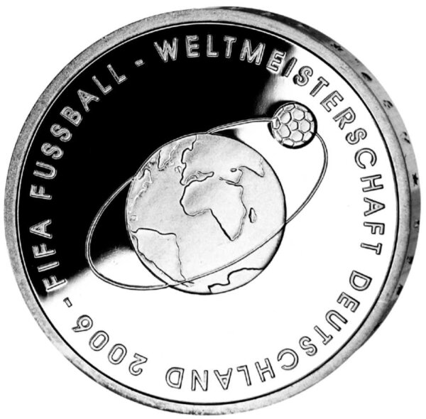 Deutschland 10 Euro 2004 Fußball-WM 2006 F - PP