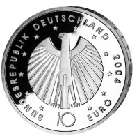 Deutschland 10 Euro 2004 Fußball-WM 2006 G - PP