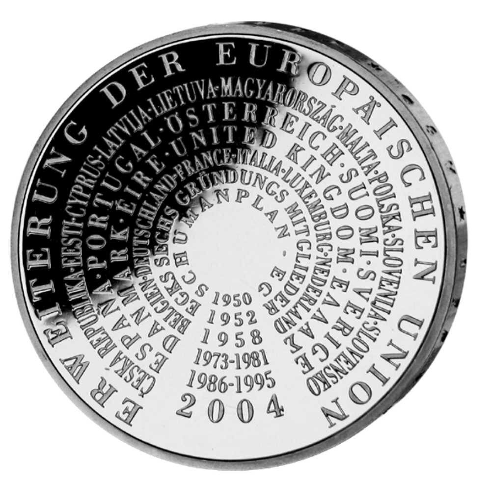 Deutschland 10 Euro 2004 Erweiterung der EU - PP