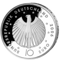 Deutschland 10 Euro 2006 Fußball-WM 2006 D - PP