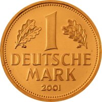 Deutschland 1 Goldmark 2001 D II.Wahl