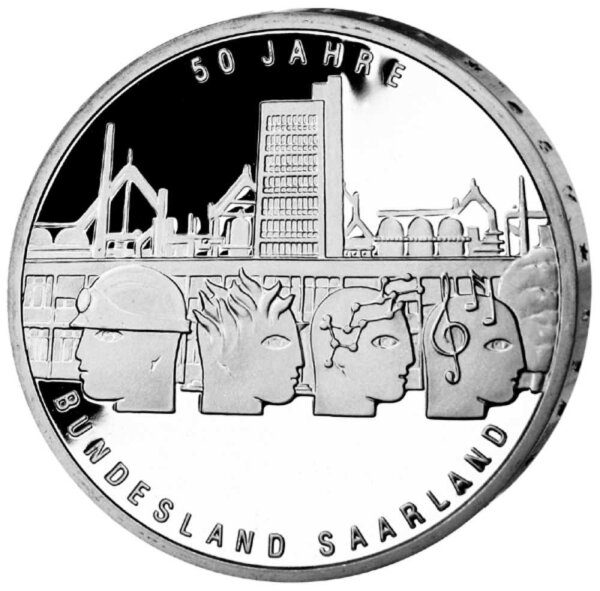 Deutschland 10 Euro 2007 Rückkehr des Saarlands - PP