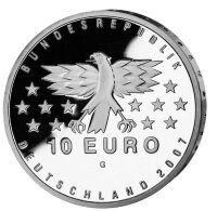 Deutschland 10 Euro 2007 Rückkehr des Saarlands - PP