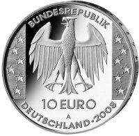 Deutschland 10 Euro 2008 Himmelsscheibe von Nebra - PP