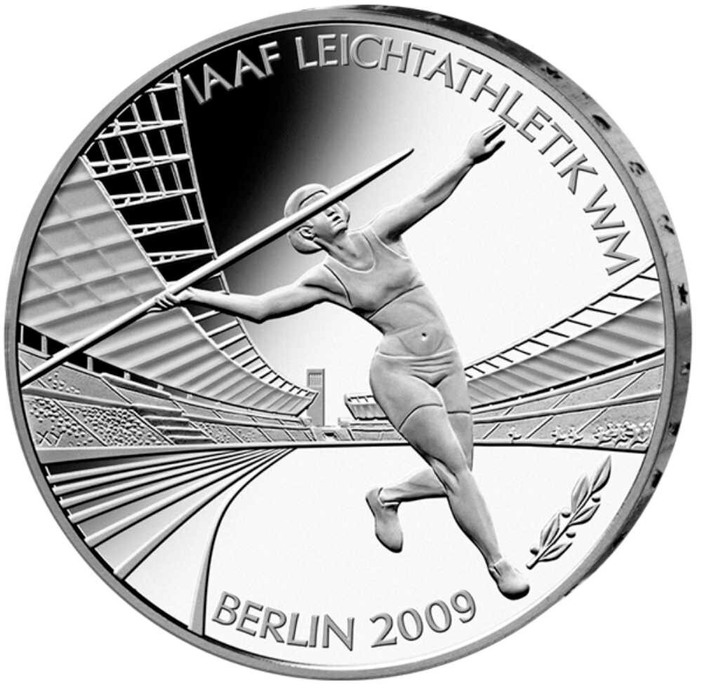 Deutschland 10 Euro 2009 Leichtathletik-WM G - PP