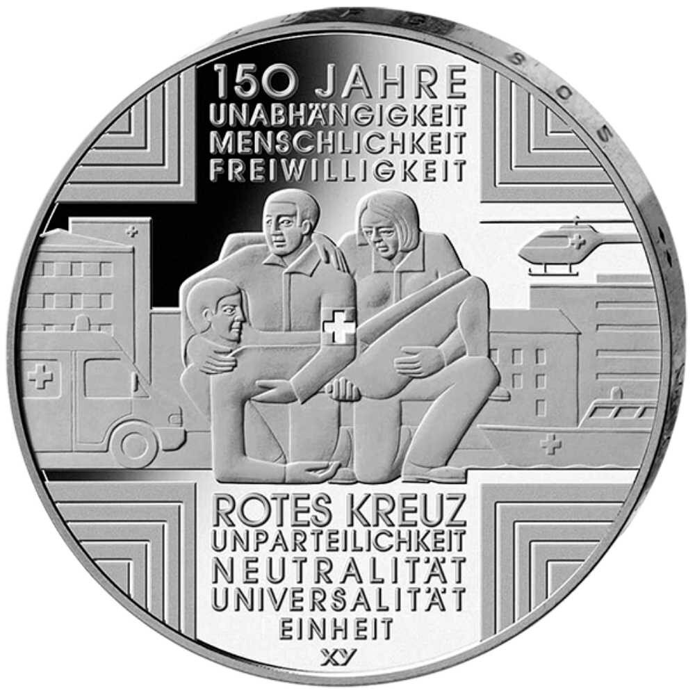 Deutschland 10 Euro 2013 150 Jahre Rotes Kreuz - PP