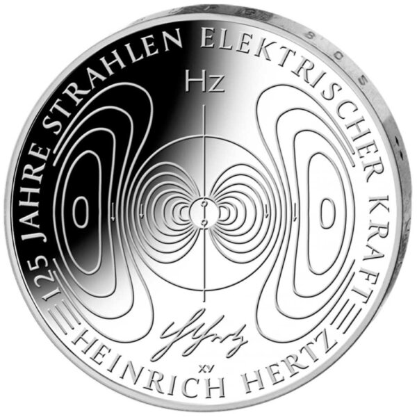 Deutschland 10 Euro 2013 Entd. elektromagn. Wellen durch Heinrich Hertz - PP