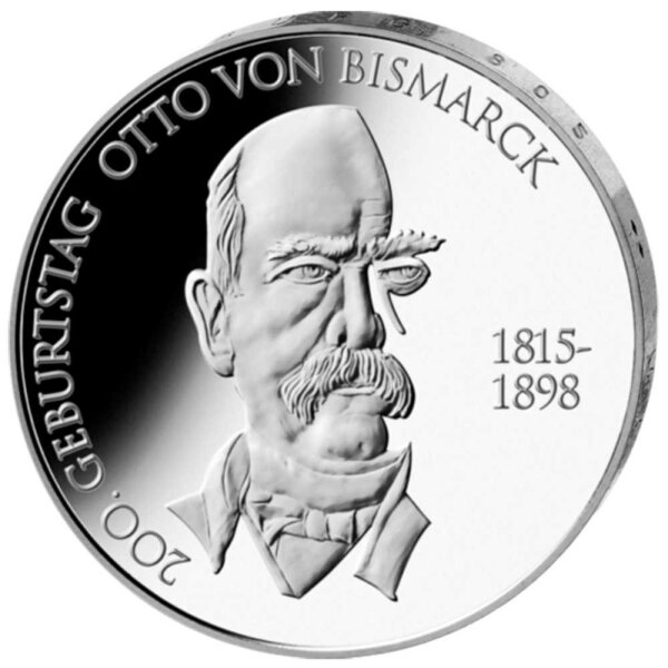 Deutschland 10 Euro 2015 200. Geburtstag von Otto von Bismarck - PP