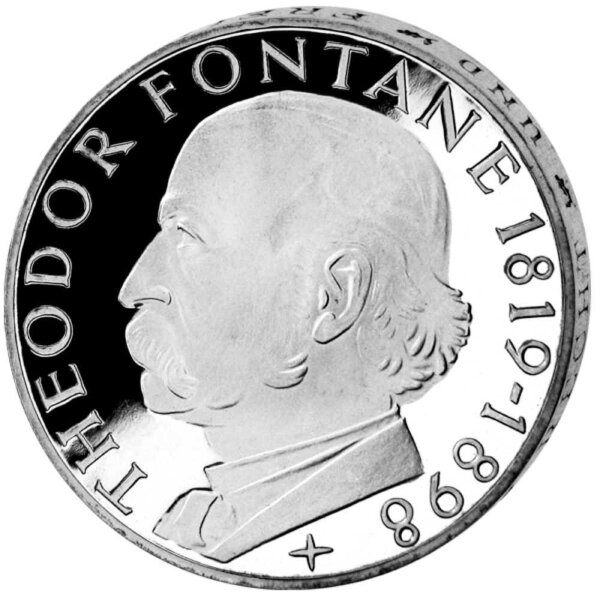 Deutschland 5 DM 1969 Theodor Fontane - PP