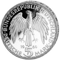 Deutschland 5 DM 1969 Gerhard Mercator - PP