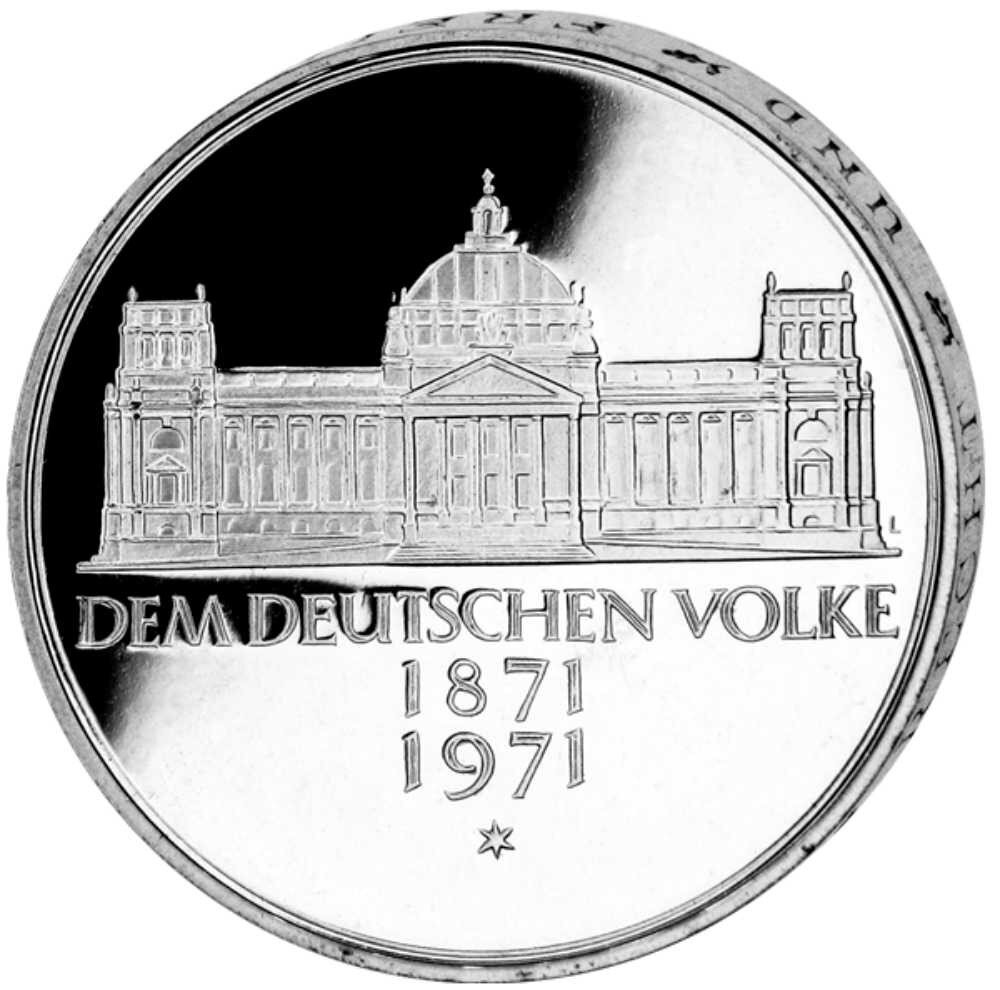 Deutschland 5 DM 1971 Reichsgründung 1871 - PP