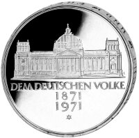 Deutschland 5 DM 1971 Reichsgründung 1871 - PP