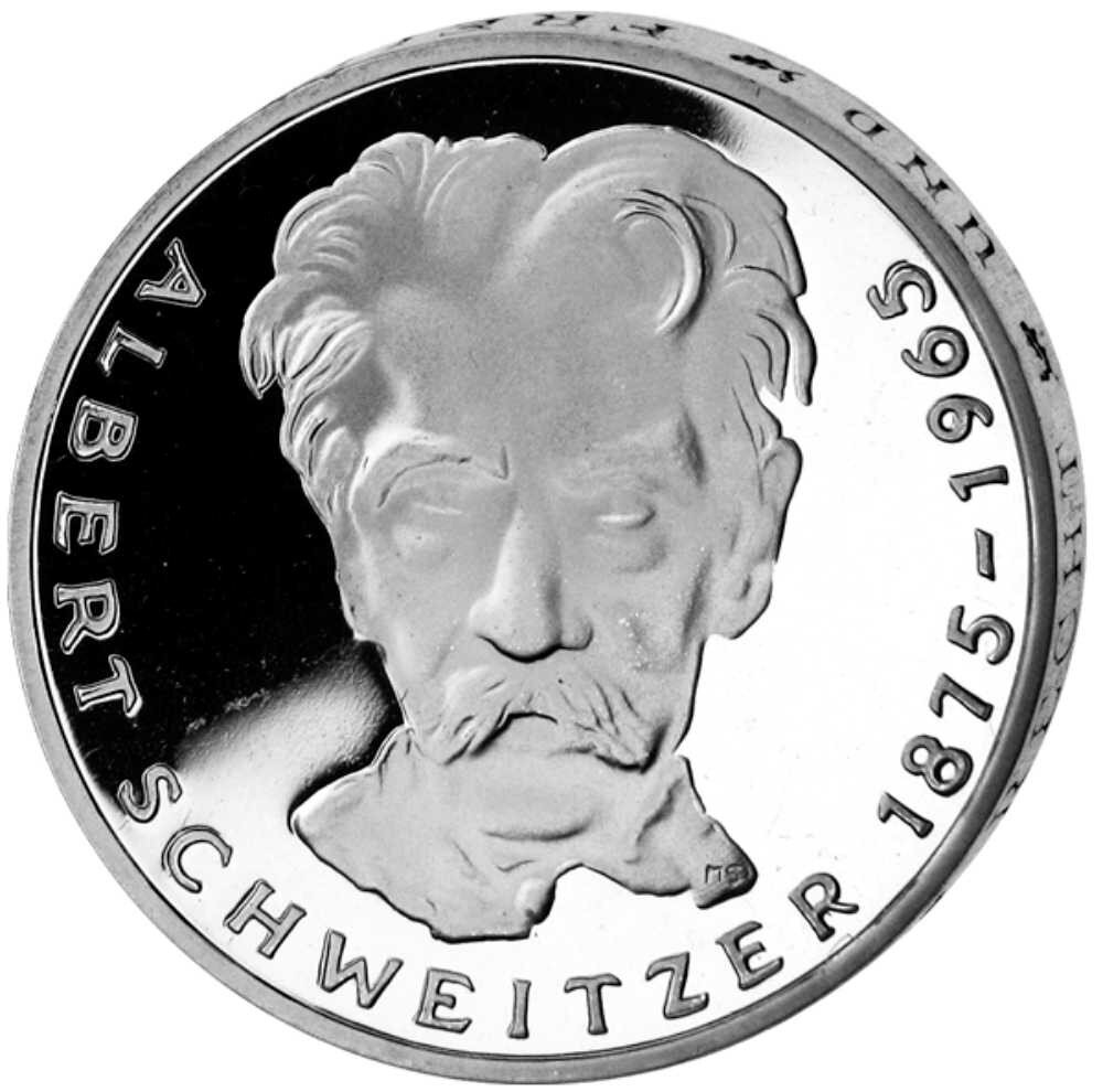 Deutschland 5 DM 1975 Albert Schweitzer - PP